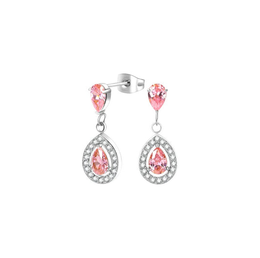 I'M MARTINA - Orecchini gocce di rosa