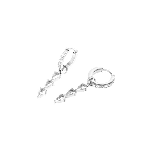 I'M MARTINA - Orecchini diamond pendenti