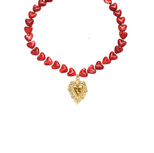 I'M MARTINA - Collana millecuori red