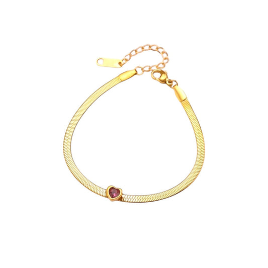 I'M MARTINA - Bracciale Love red snake