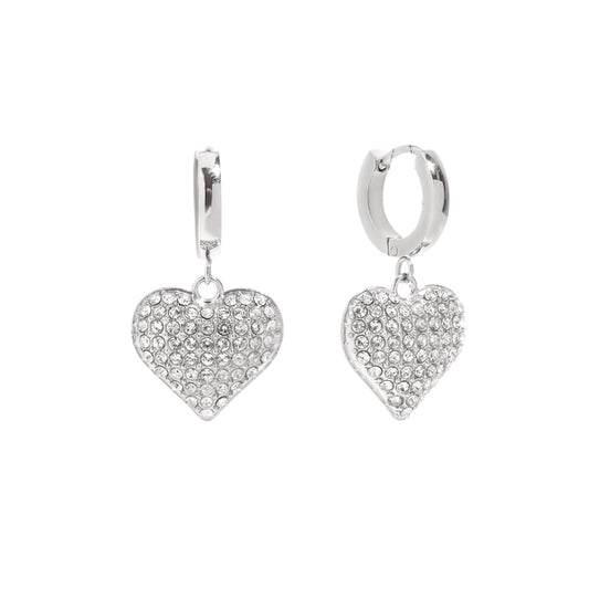I'M MARTINA - Orecchi  luxury Love con zirconi