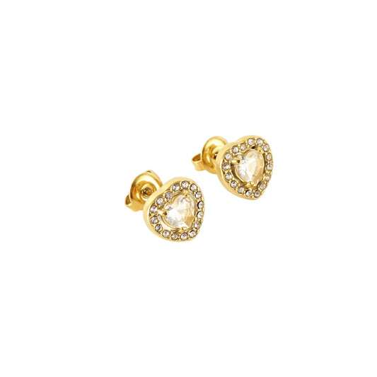 I'M MARTINA - Orecchini diamond Love con zircone