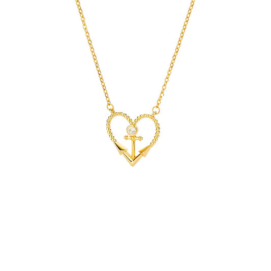 I'M MARTINA - Collana ancora del Cuore