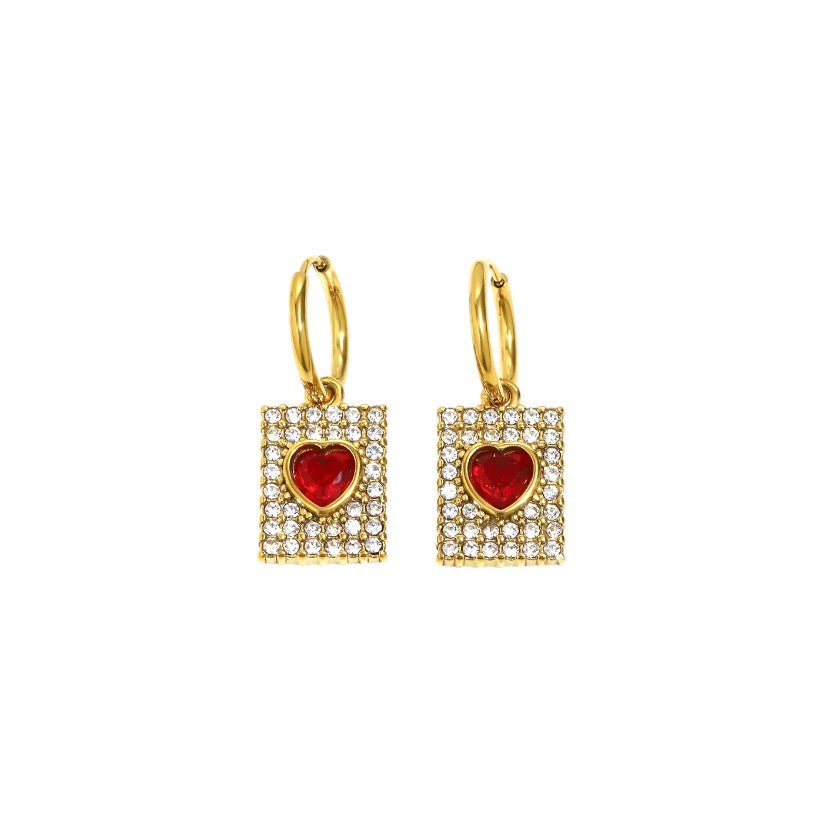 I'M MARTINA - Orecchini red spark