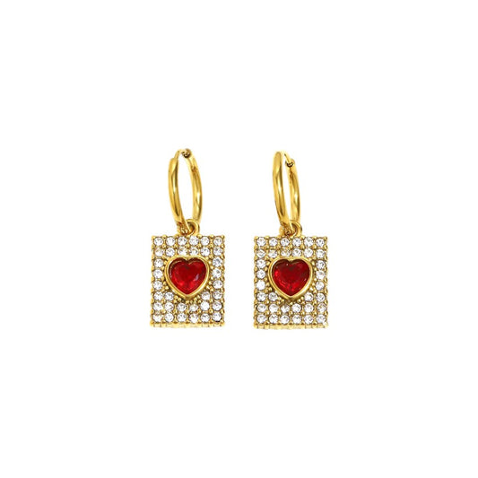 I'M MARTINA - Orecchini red spark