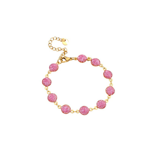 I'M MARTINA - Bracciale fine bubbles pink