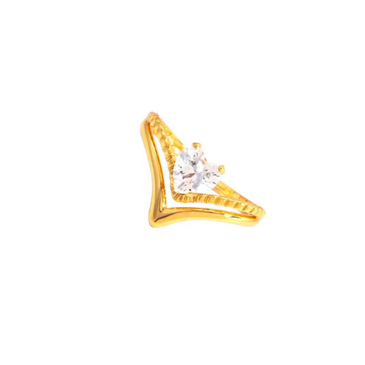 I'M MARTINA - Anello V con zircone