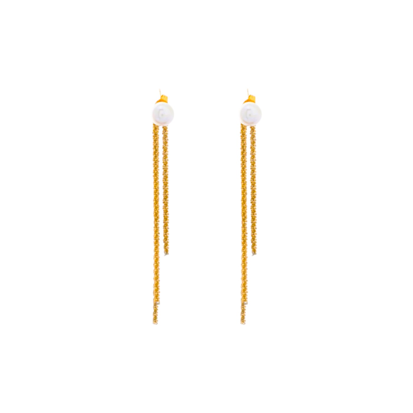 I'M MARTINA - Orecchini perlina lunghi