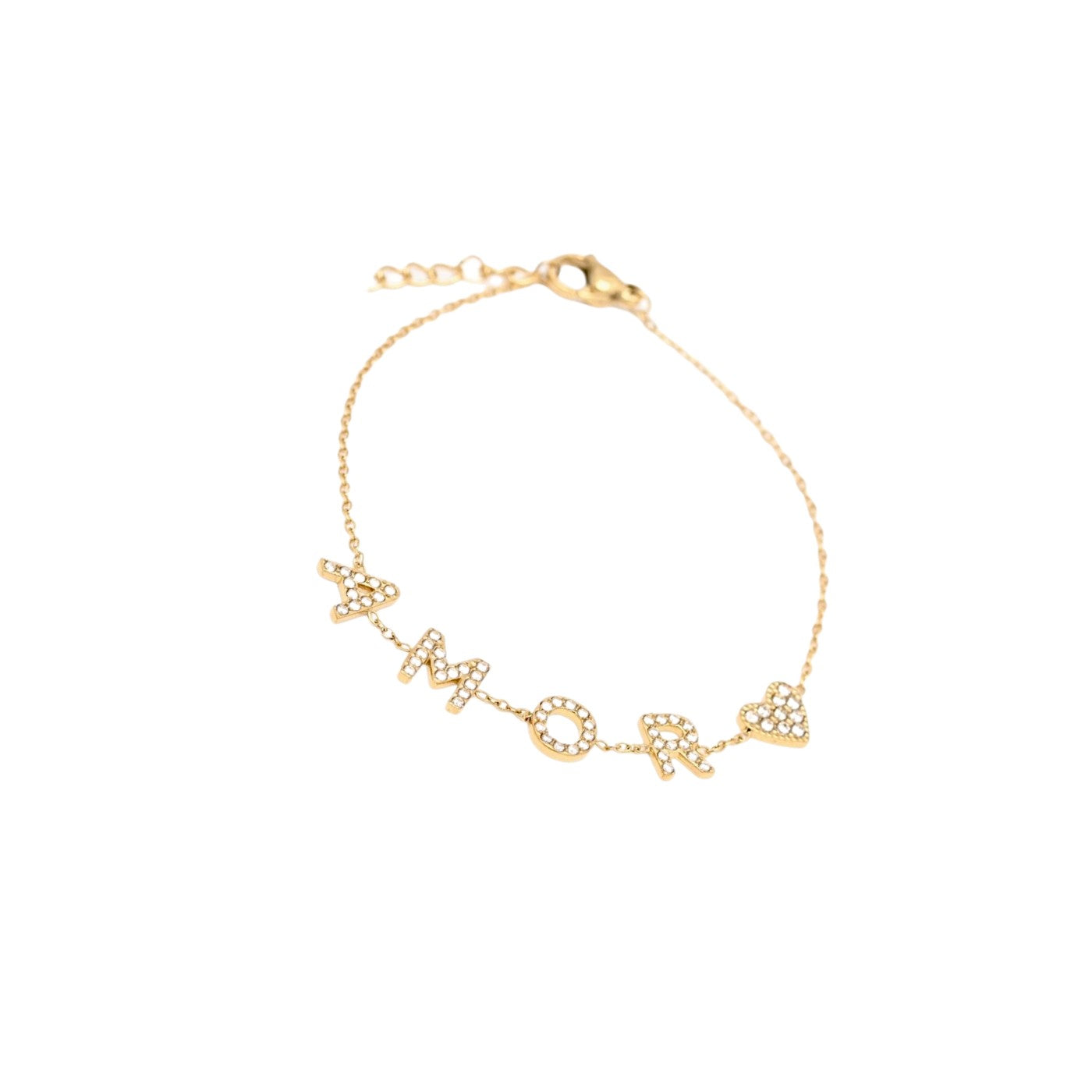 I'M MARTINA - Bracciale Love & amor con zirconi