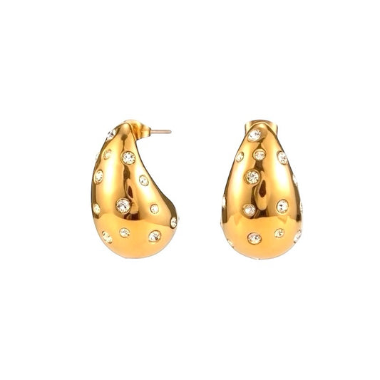 I'M MARTINA - Orecchini drop con zirconi