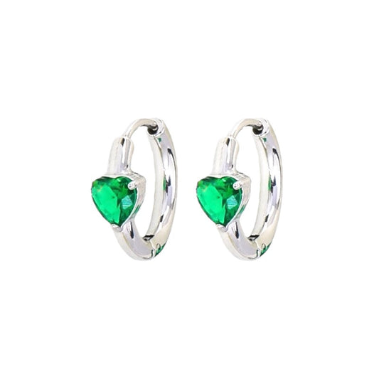 I'M MARTINA - Orecchini Love ring green