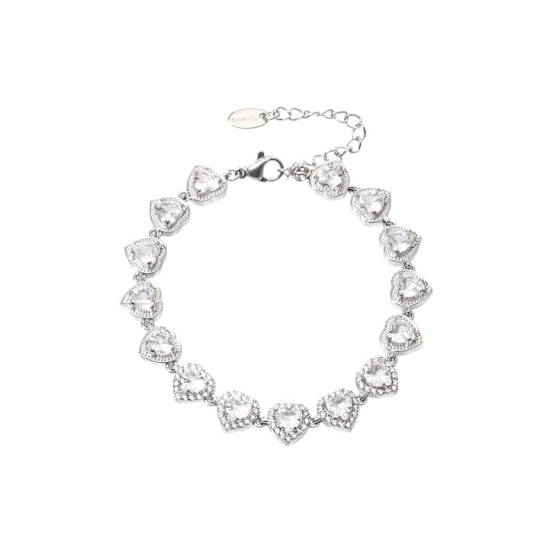 I'M MARTINA - Bracciale luxury Love con zirconi