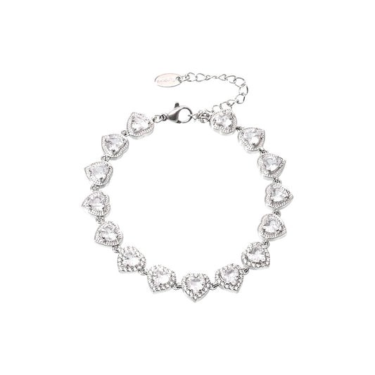 I'M MARTINA - Bracciale luxury Love con zirconi