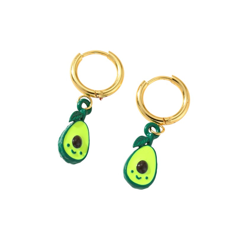 I'M MARTINA - Orecchini avocado